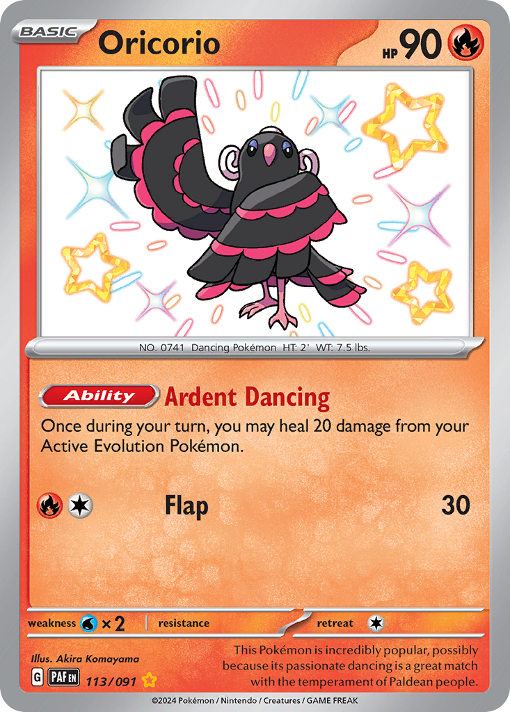 Oricorio – Paldean Fates