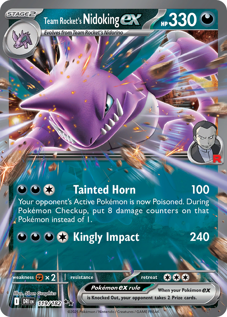 Team Rocket's Nidoking ex – Destined Rivals