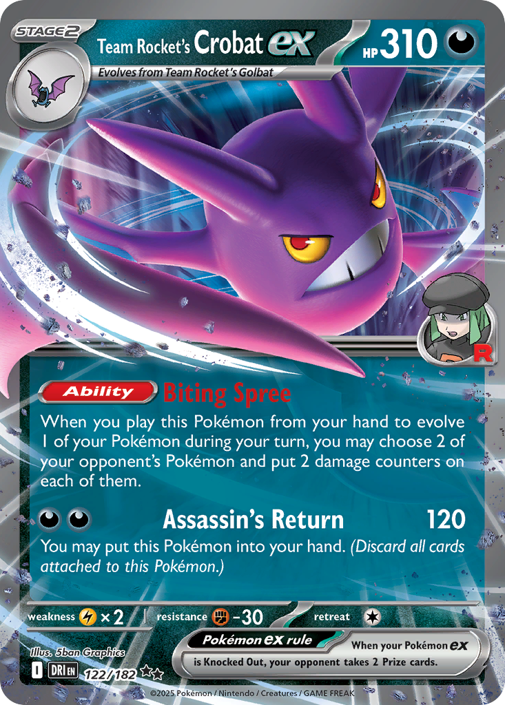 Team Rocket's Crobat ex – Destined Rivals
