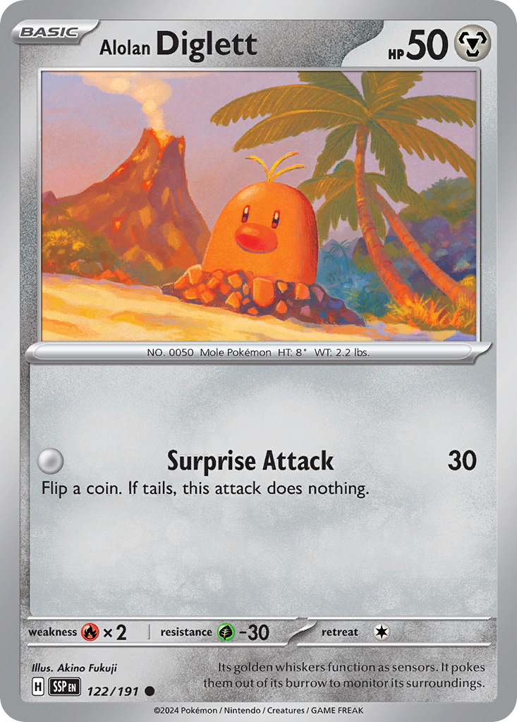 Alolan Diglett – Surging Sparks