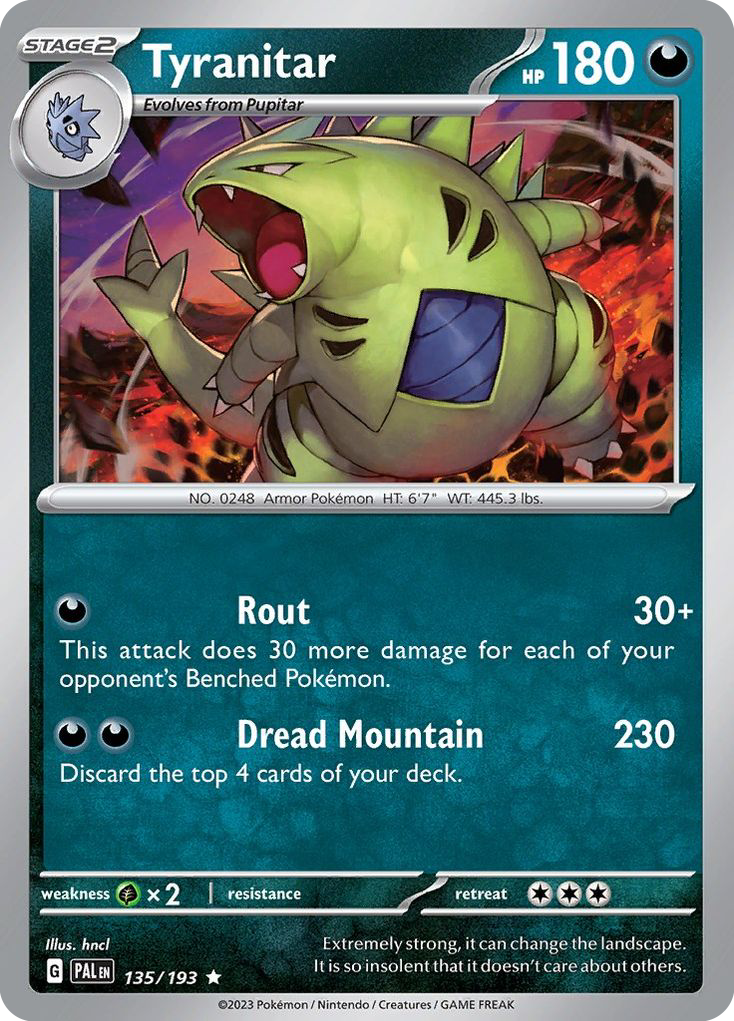 Tyranitar – Paldea Evolved