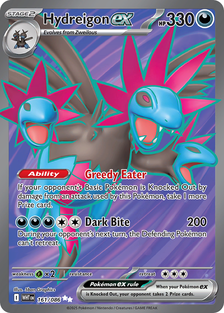 Hydreigon ex — White Flare 161/086