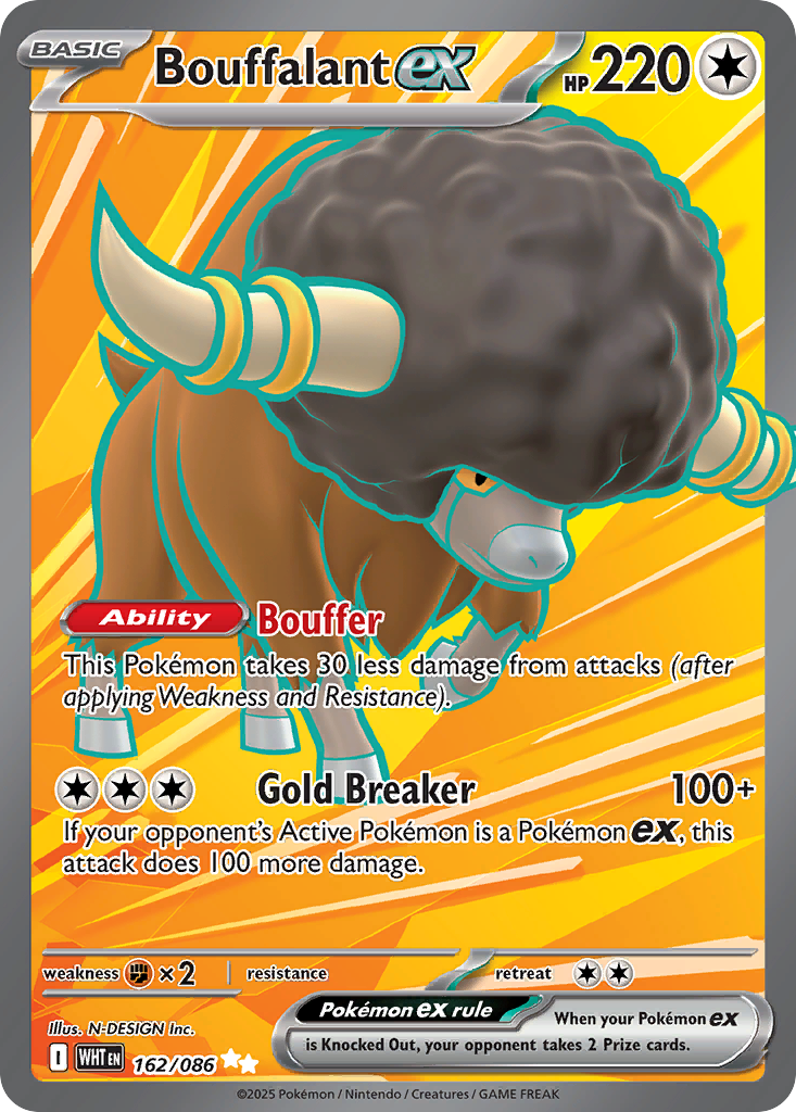 Bouffalant ex — White Flare 162/086