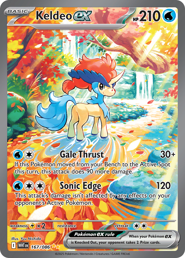 Keldeo ex — White Flare 167/086
