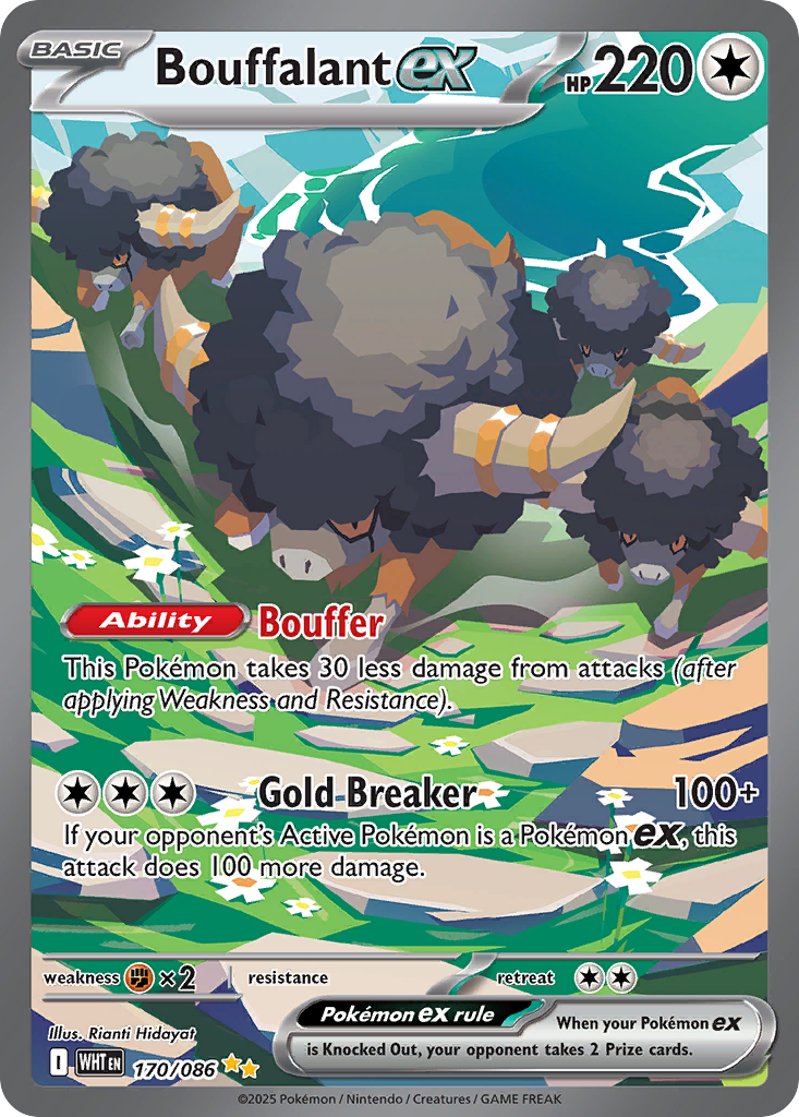 Bouffalant ex — White Flare 170/086