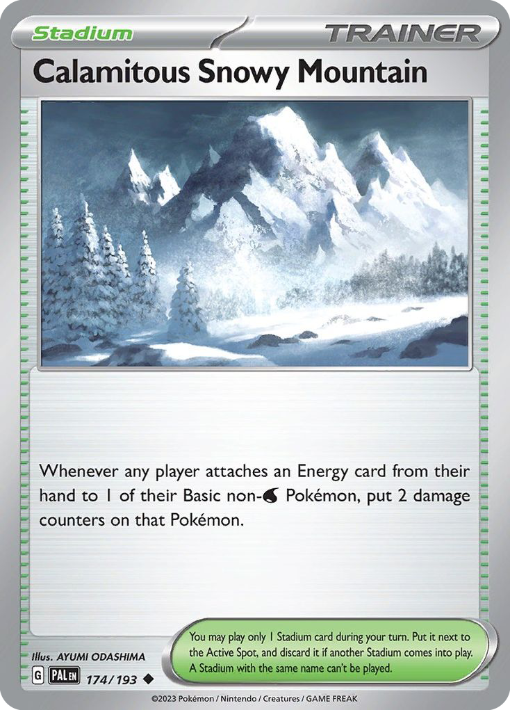 Calamitous Snowy Mountain – Paldea Evolved