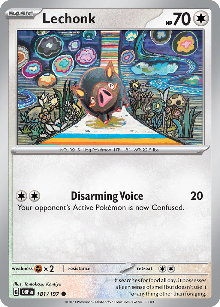 Lechonk – Obsidian Flames