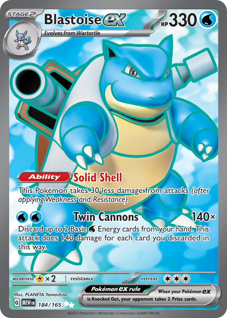 Blastoise ex – 151