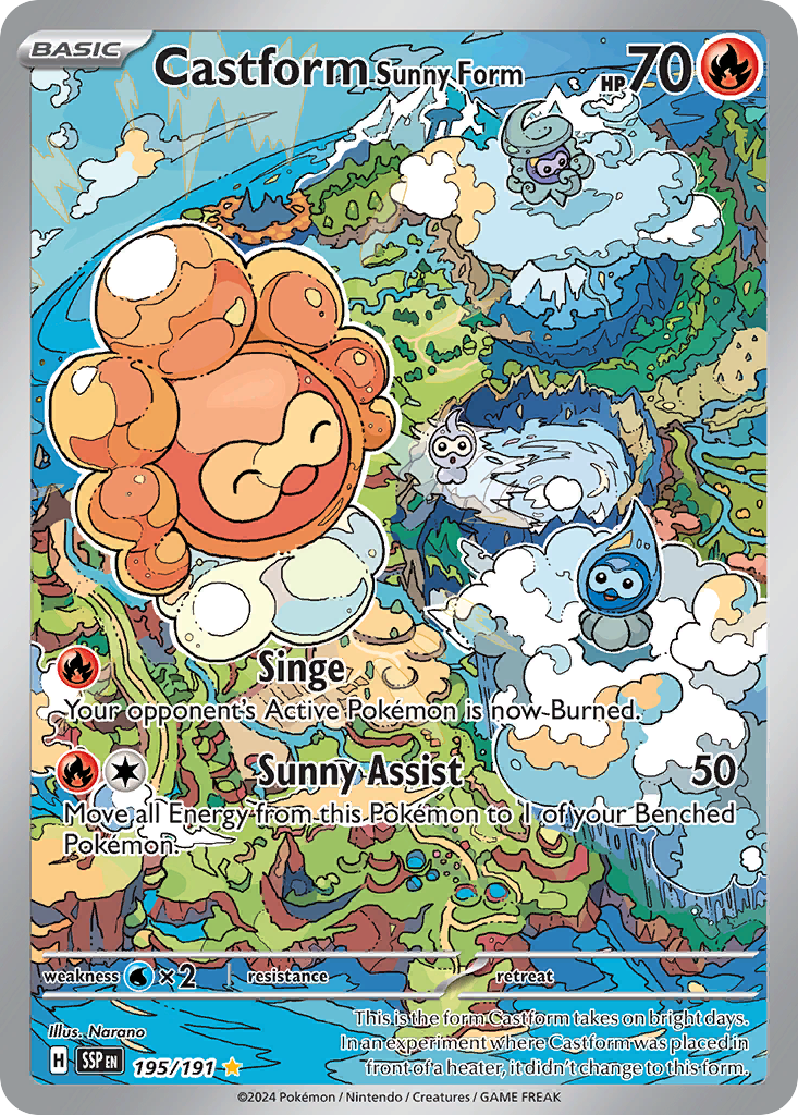 Castform Sunny Form – Surging Sparks
