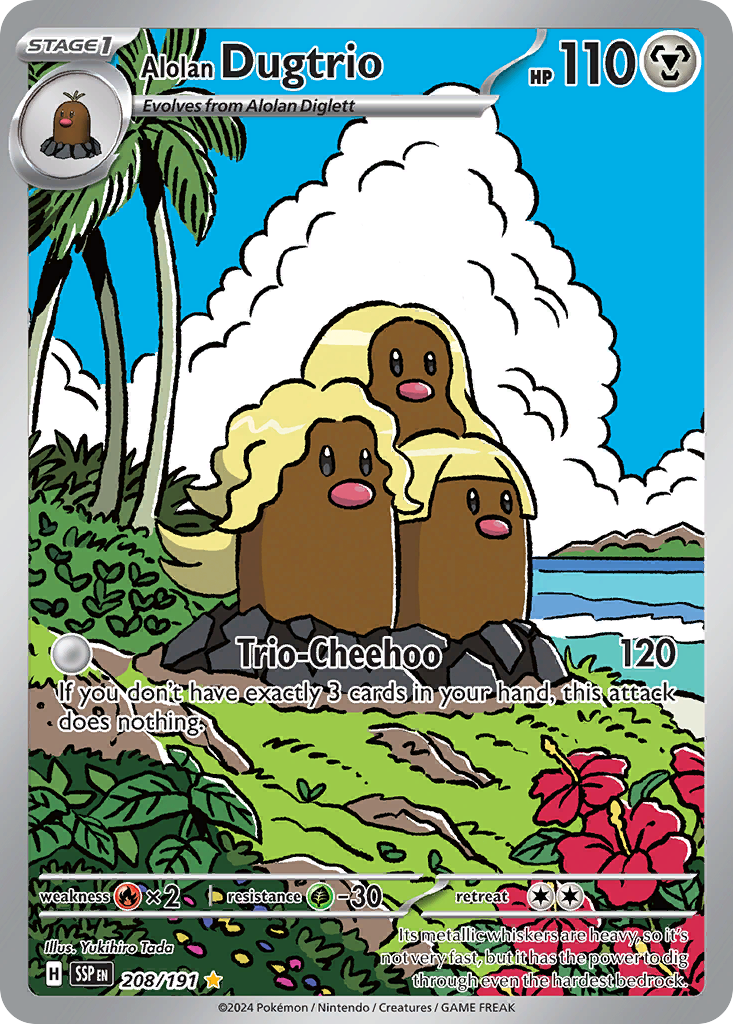 Alolan Dugtrio – Surging Sparks