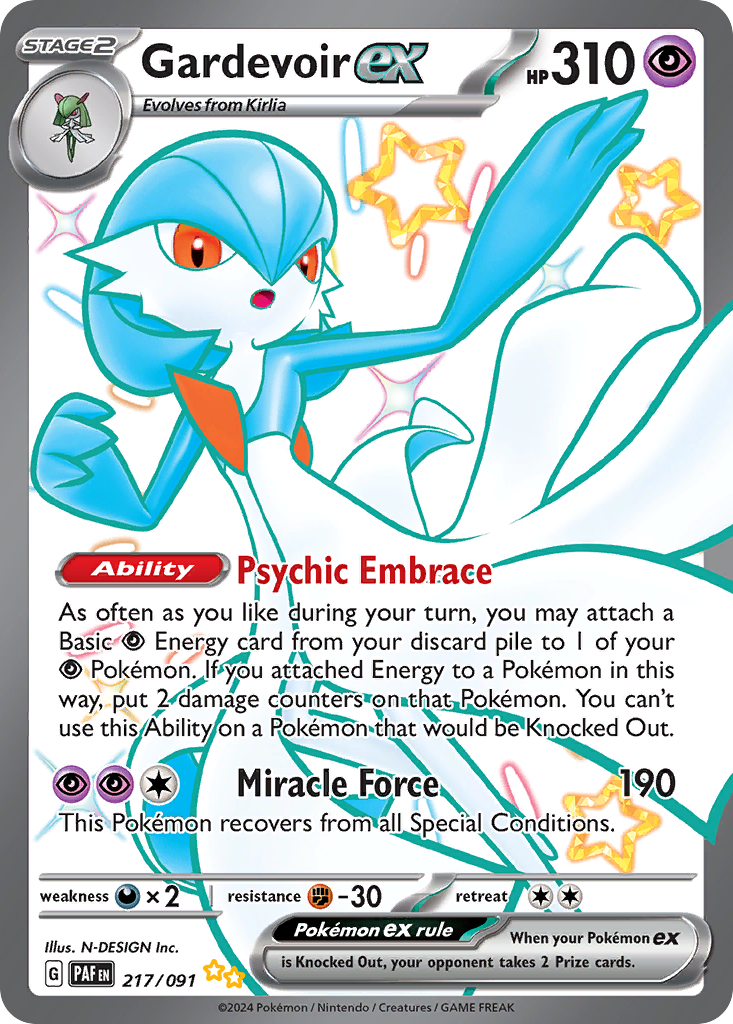 Gardevoir ex – Paldean Fates
