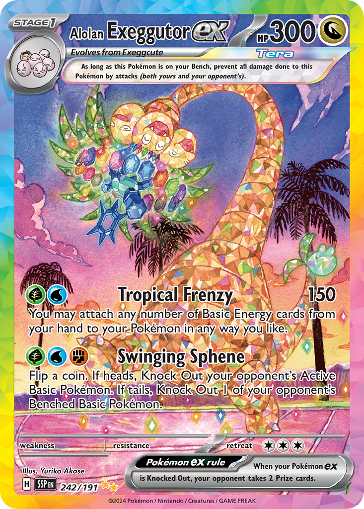 Alolan Exeggutor ex – Surging Sparks