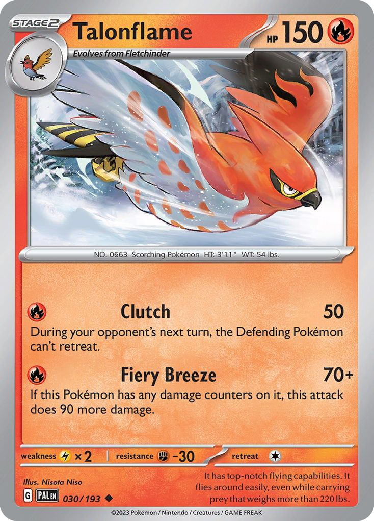 Talonflame – Paldea Evolved