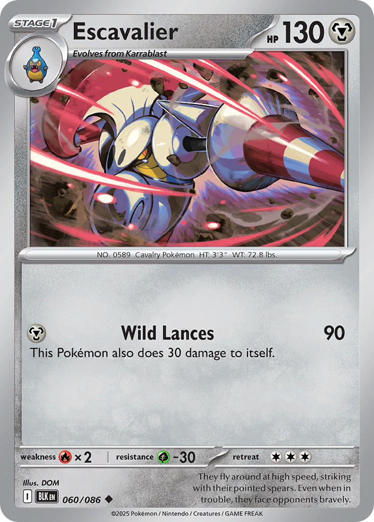 Escavalier – Black Bolt