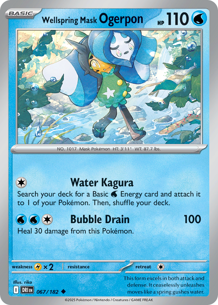 Wellspring Mask Ogerpon – Destined Rivals