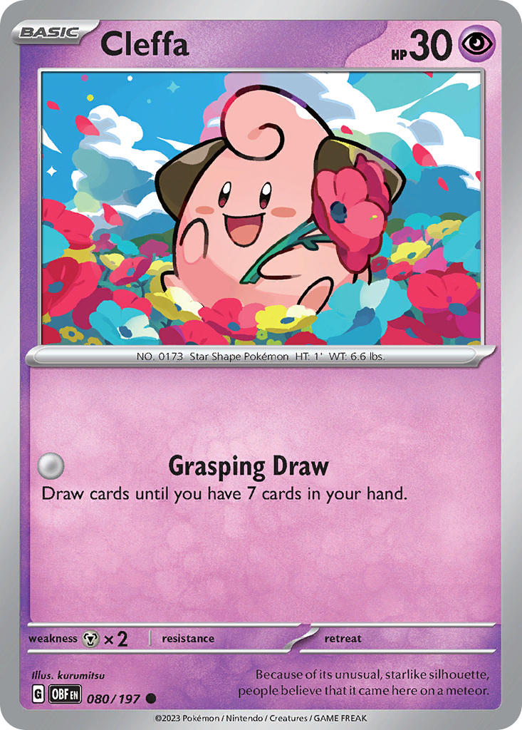 Cleffa – Obsidian Flames