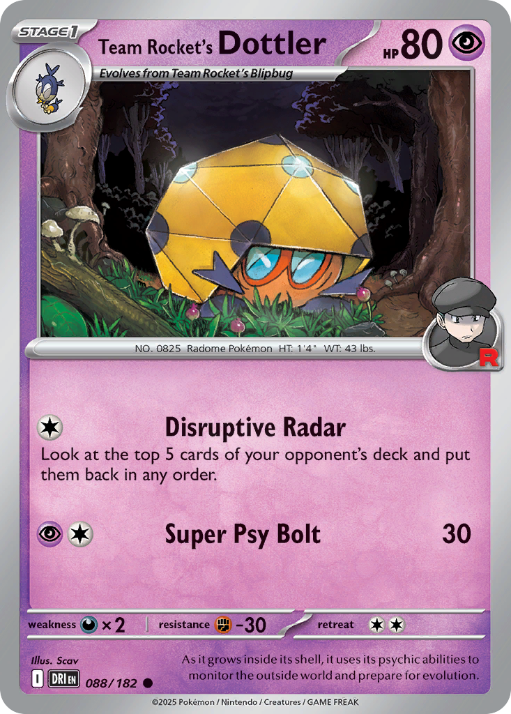Team Rocket's Dottler – Destined Rivals