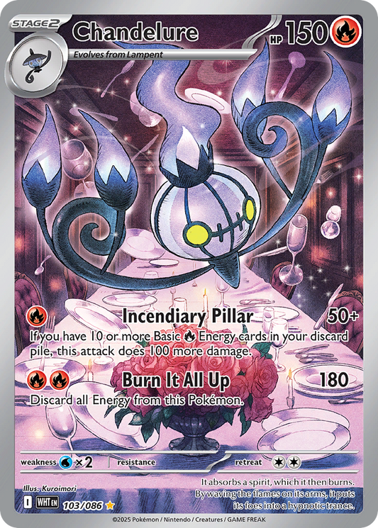 Chandelure — White Flare 103/086