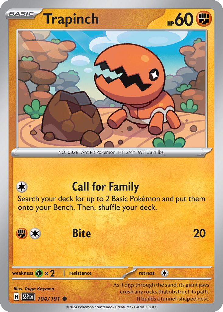 Trapinch – Surging Sparks