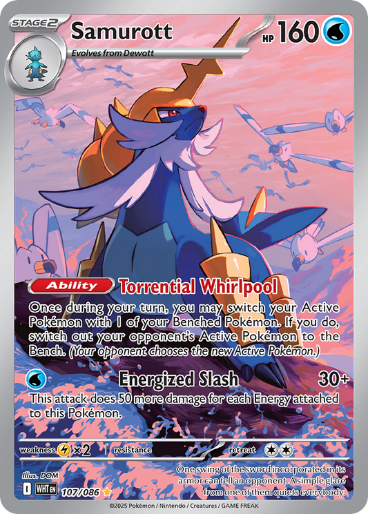 Samurott — White Flare 107/086