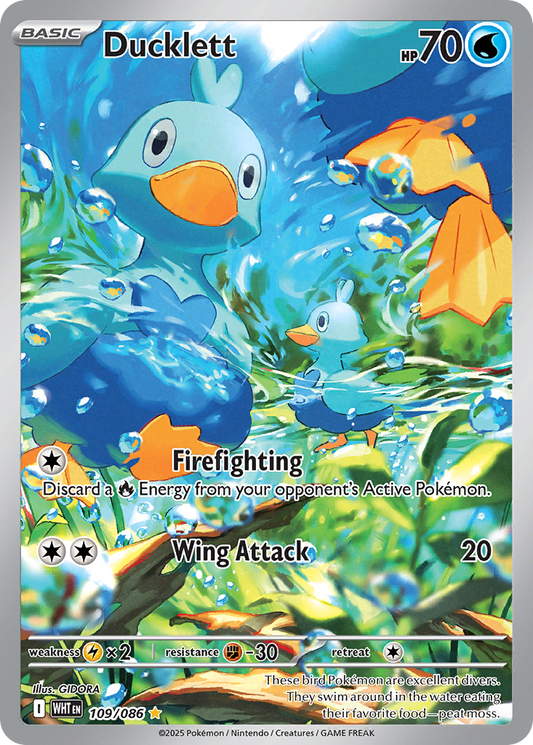 Ducklett — White Flare 109/086