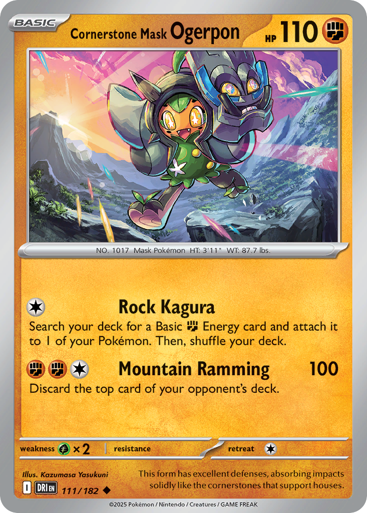 Cornerstone Mask Ogerpon – Destined Rivals