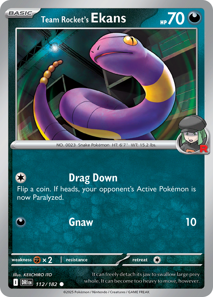Team Rocket's Ekans – Destined Rivals