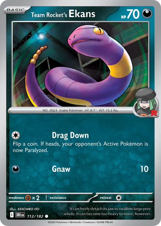 Team Rocket's Ekans – Destined Rivals