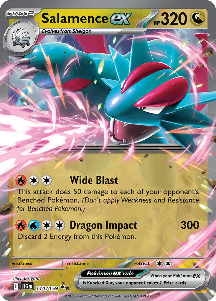 Salamence ex — Journey Together 114/159