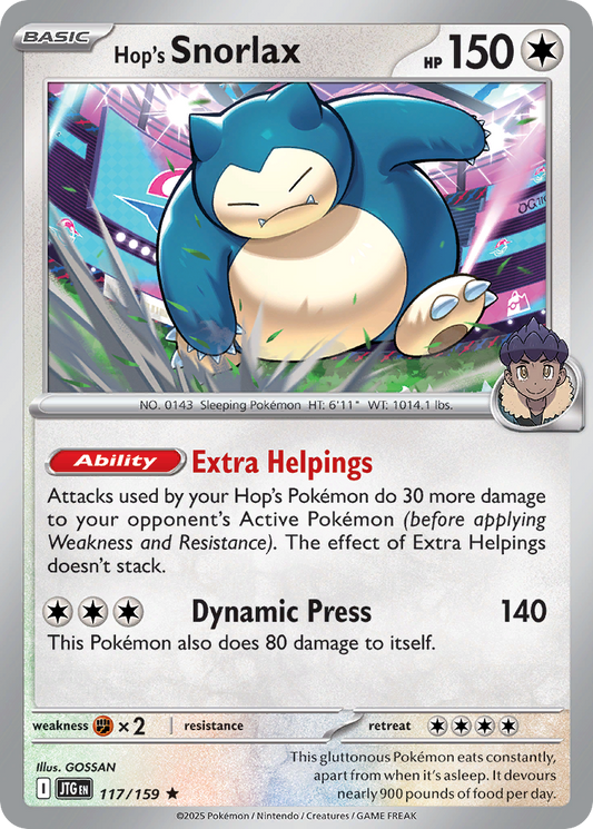 Hop's Snorlax — Journey Together 117/159