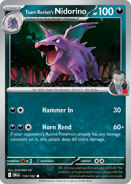 Team Rocket's Nidorino – Destined Rivals