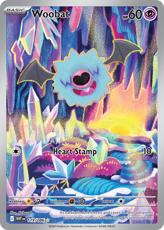 Woobat — White Flare 119/086