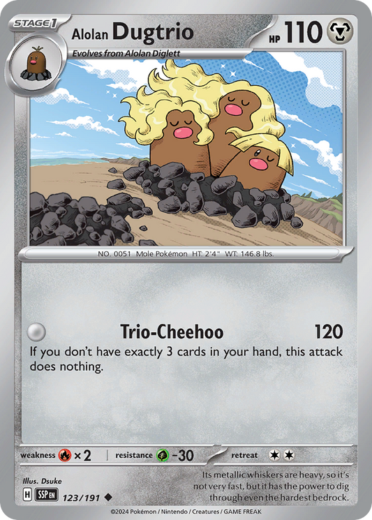 Alolan Dugtrio – Surging Sparks