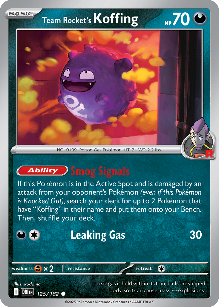 Team Rocket's Koffing – Destined Rivals