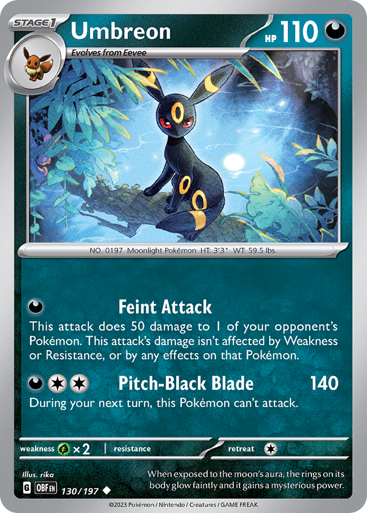 Umbreon – Obsidian Flames
