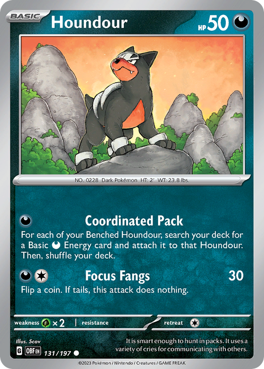 Houndour – Obsidian Flames