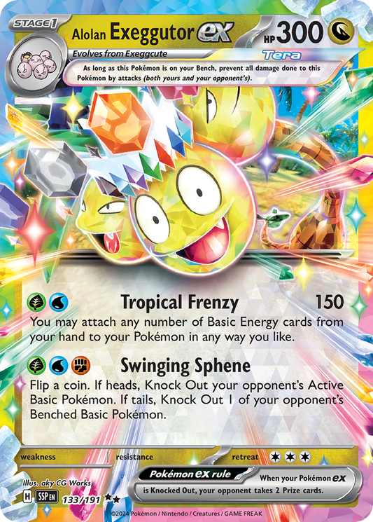 Alolan Exeggutor ex – Surging Sparks