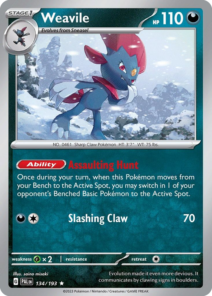Weavile – Paldea Evolved