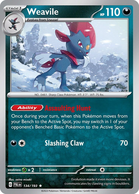 Weavile – Paldea Evolved