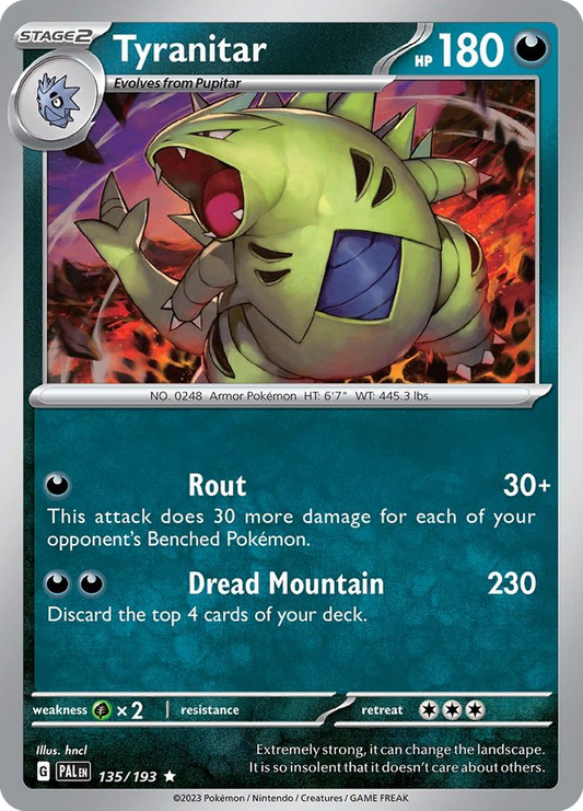 Tyranitar – Paldea Evolved