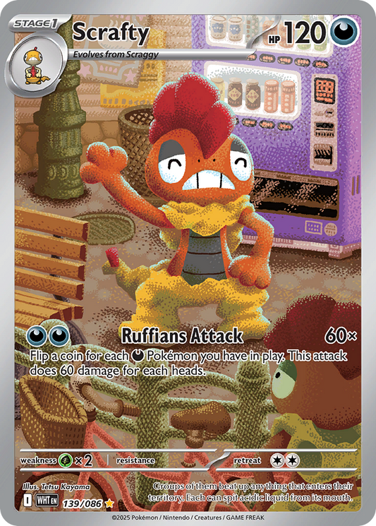 Scrafty — White Flare 139/086