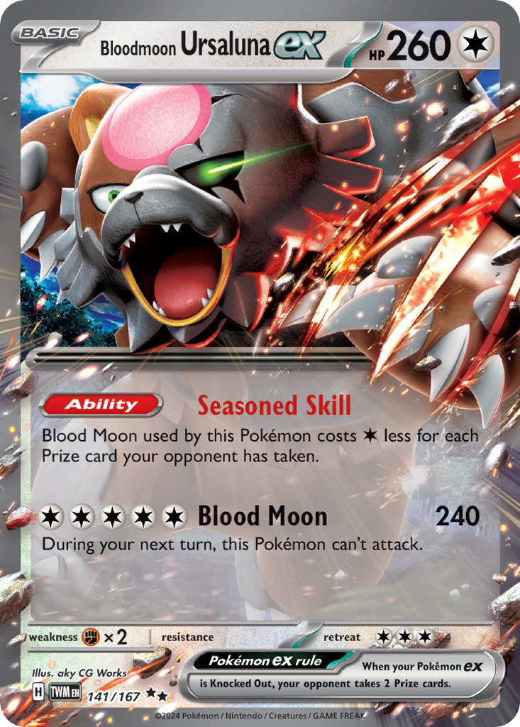 Bloodmoon Ursaluna ex – Twilight Masquerade