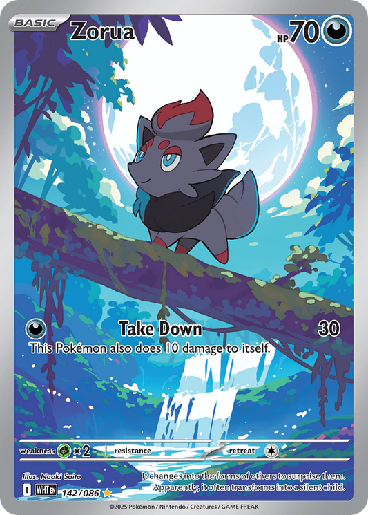 Zorua — White Flare 142/086