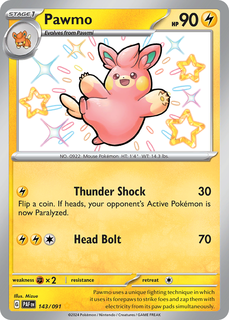 Pawmo – Paldean Fates