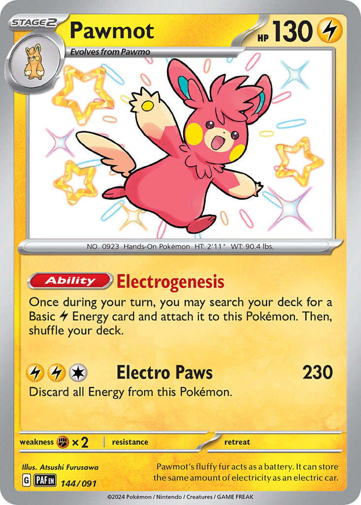 Pawmot – Paldean Fates