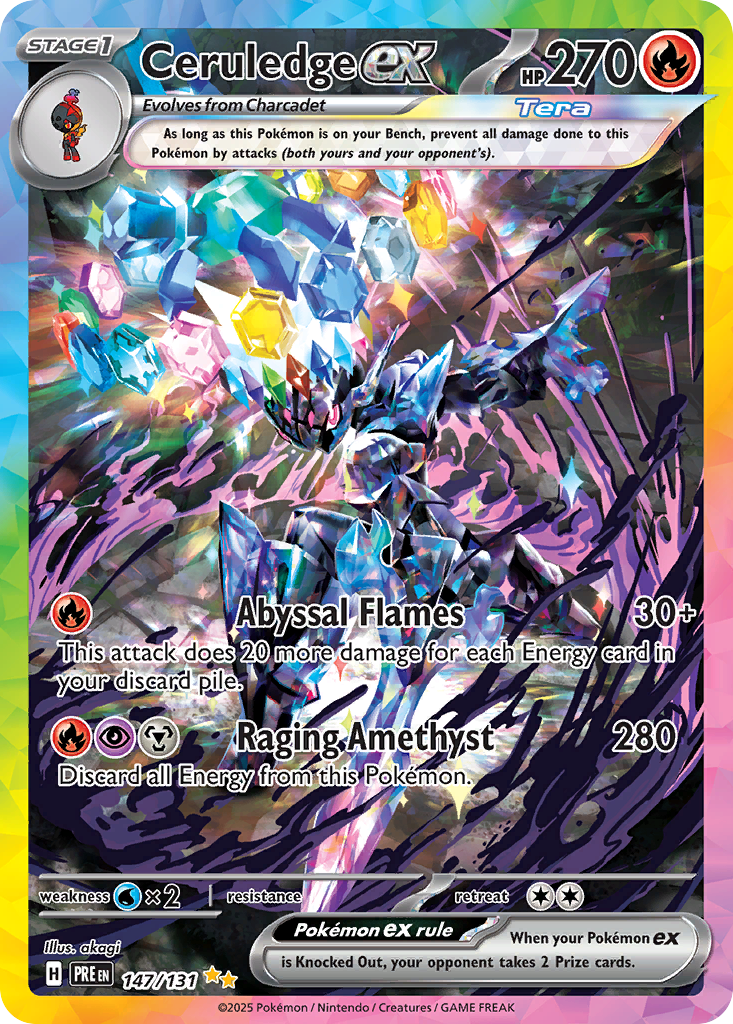 Ceruledge ex – Prismatic Evolutions