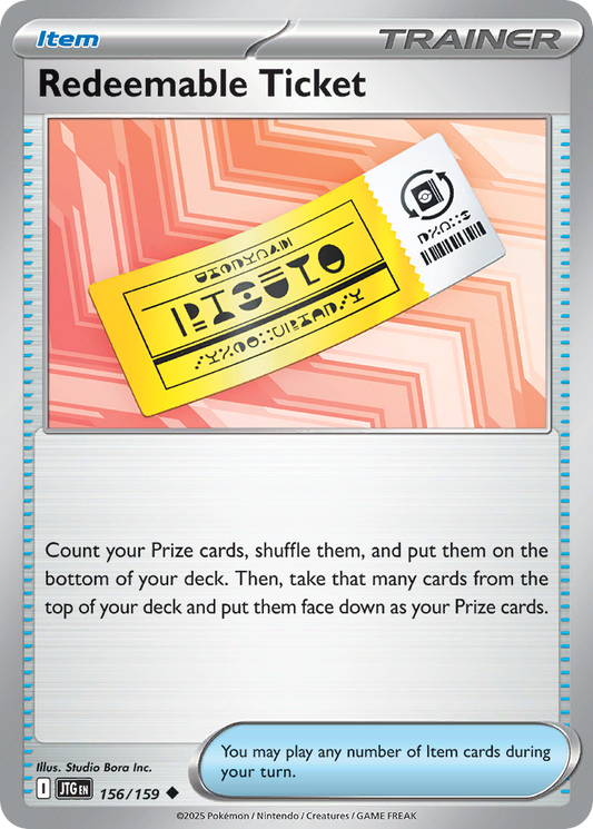 Redeemable Ticket — Journey Together 156/159