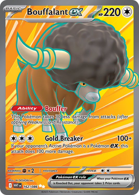 Bouffalant ex — White Flare 162/086