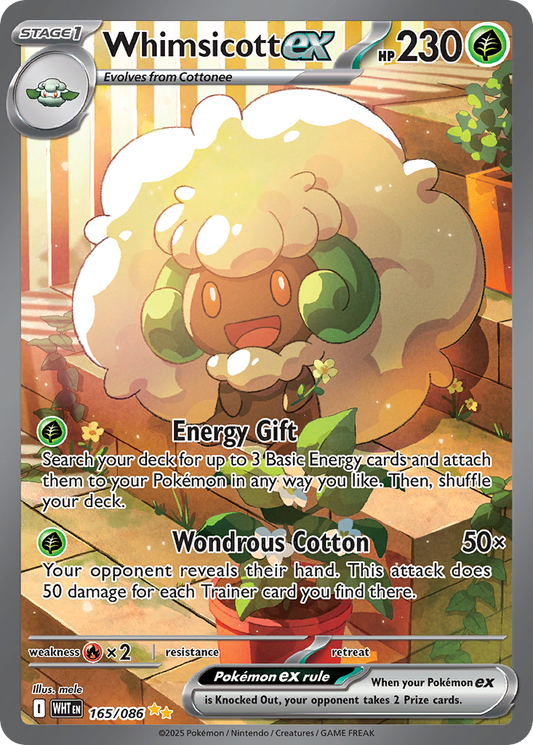 Whimsicott ex — White Flare 165/086