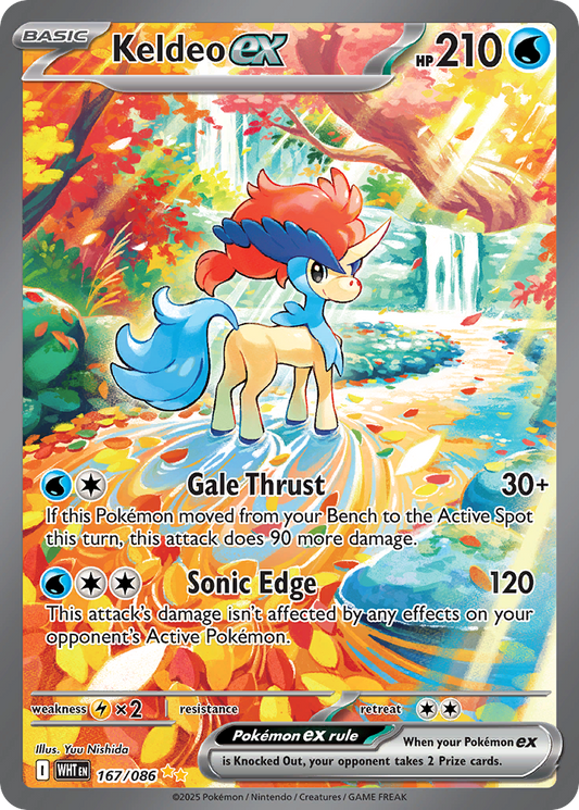 Keldeo ex — White Flare 167/086
